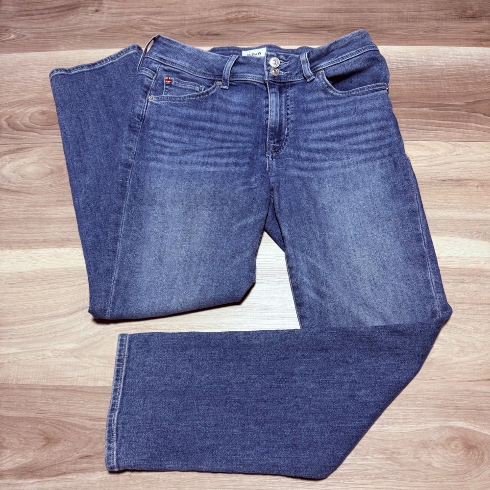 Hudson Ginny Straight Jeans Womens 28 Blue Medium‎ Wash Stretch Denim NW215ZB1